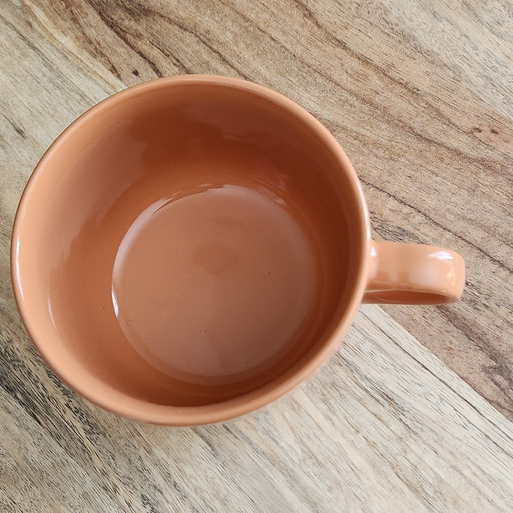 Fall Pumpkin Oversized Ceramic Terracotta Color Mug - Picture 9 of 15